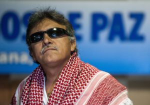At least two seats Congressional seats reserved for the FARC leadership will be empty – that of Ivan Marquez, who went into hiding – and the one reserved for Jesus Santrich (pictured). Colombia